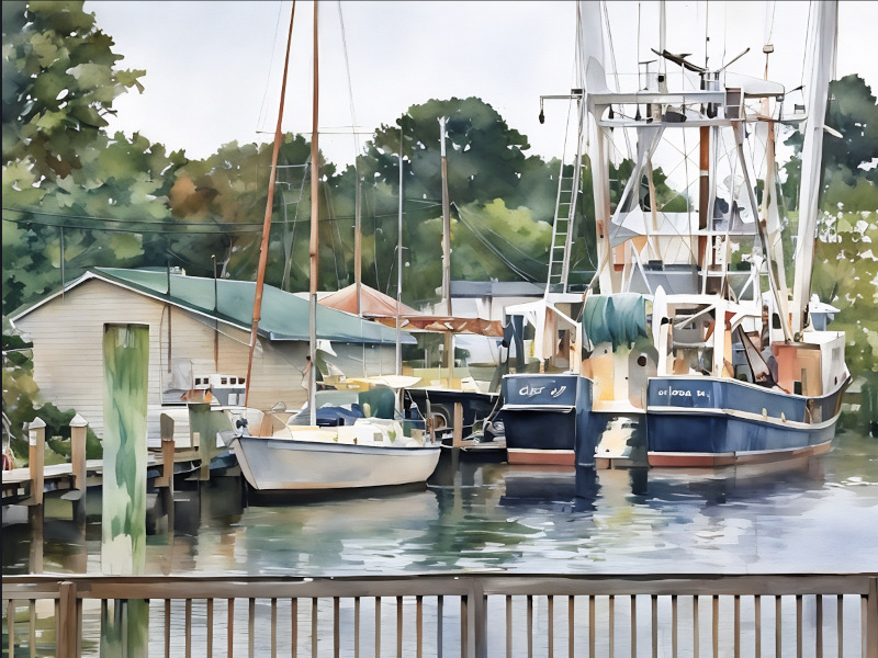 Terry Ann on Bayboro Dock.